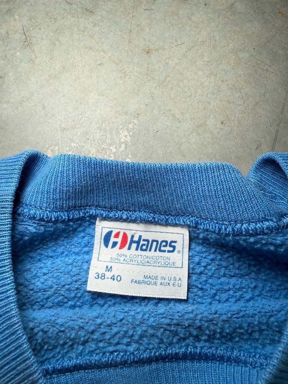 80s Hanes Raglan Boston Sweatshirt - Picture 3 of 7